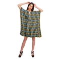 thumbnail image 2 of Moomaya Robe Courte de Caftan de Plage, Robe de Couverture Imprimée, Kaftan pour Femmes, Tenue de Plage, Couverture, 2 of 4