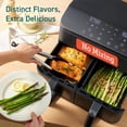thumbnail image 4 of COSORI 9Qt Dual Basket Air Fryer, 10-in-1 Functions, 130 Recipes, Sync Cook & Finish, Dishwasher Safe for Easy Baking, Roasting, Reheating & Broiling, Perfect for Families., 4 of 4