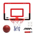 thumbnail image 2 of Transparent Hanging Door Basketball Board Punch-free Mini Basketball Backboard With 1 Basket Net 4 Hook 1 Basketball, 2 of 9