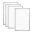 thumbnail image 1 of Unique Bargains A4 Magnetic Sign Holder, 4 Pack Magnetic Display Frame Self-Adhesive Picture Frame for Refrigerator, Silvery, 1 of 7