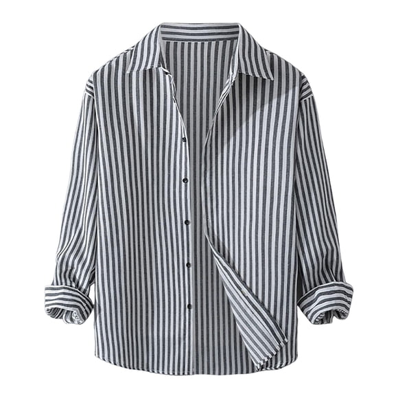 Ketyyh-chn99 Mens Stretch Dress Shirts Mens Shirts Fall Mens Plaid Shirt Casual Long Sleeved Mens Clothing Size for 2XL,Black