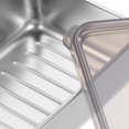 thumbnail image 4 of Estbridge Salad Container For Fridge Stainless Steel Crisper Bacon Holder Containers Lunch Meat 2 Pieces, 4 of 6