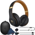 thumbnail image 1 of Beats Studio3 Écouteurs Supra-Auriculaires Sans Fil avec Chiffon de Nettoyage 6Ave (Neuf) - Noir, 1 of 8