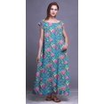 thumbnail image 3 of Bimba Vêtements de Nuit pour Femmes Chemise de Nuit Imprimée Robe Longue Maxi en Rayonne, 3 of 4