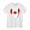 White, variant on LUOGENLI Shirts for Boys Canada Day Girls Short Sleeve Tee Summer Crewneck T Shirt Casual Fit Basic Shirts Shirts for Boys Trendy Summer Mini White Size 6-7 Years