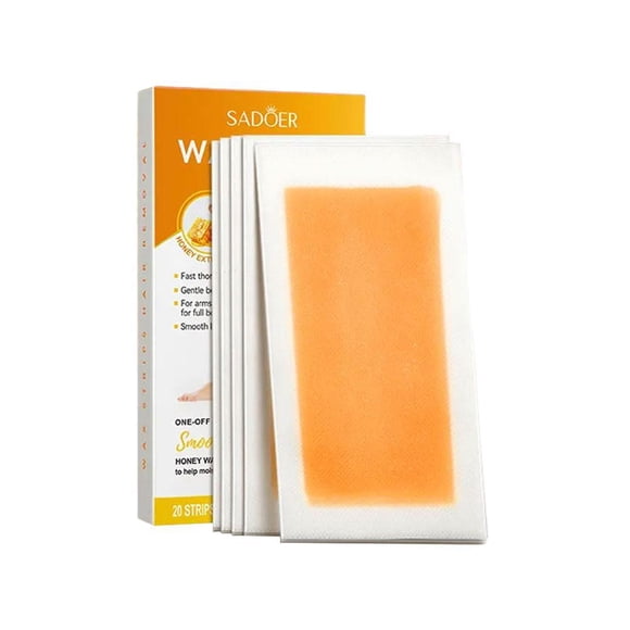 20pcs Hair Removal Wax Strips Papers Calf Underarm Arm Hair Wax Removal