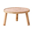 thumbnail image 2 of braveheart Flowerpot Stand Mini Wooden Stool Indoor Outdoor Plant Display Stand Rustic Home Decor Triangular Structure Is Stable Wood Color 14x9.5cm, 2 of 6