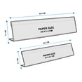 thumbnail image 3 of Printtoo Personalized Desk Name Plate Pretty Floral Custom Acrylic Office Desk Name Plate Accessory 2x8 Inches, 3 of 5
