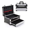 thumbnail image 2 of Drawer Box Aluminum Alloy Tool Box Shockproof Tool Case Household Toolbox File Hardware Part Storage Suitcase Multi-layer ,Easy to Use, 2 of 7