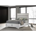 thumbnail image 2 of Miranda 54-inch Upholstered Full Panel Bed White, 2 of 12