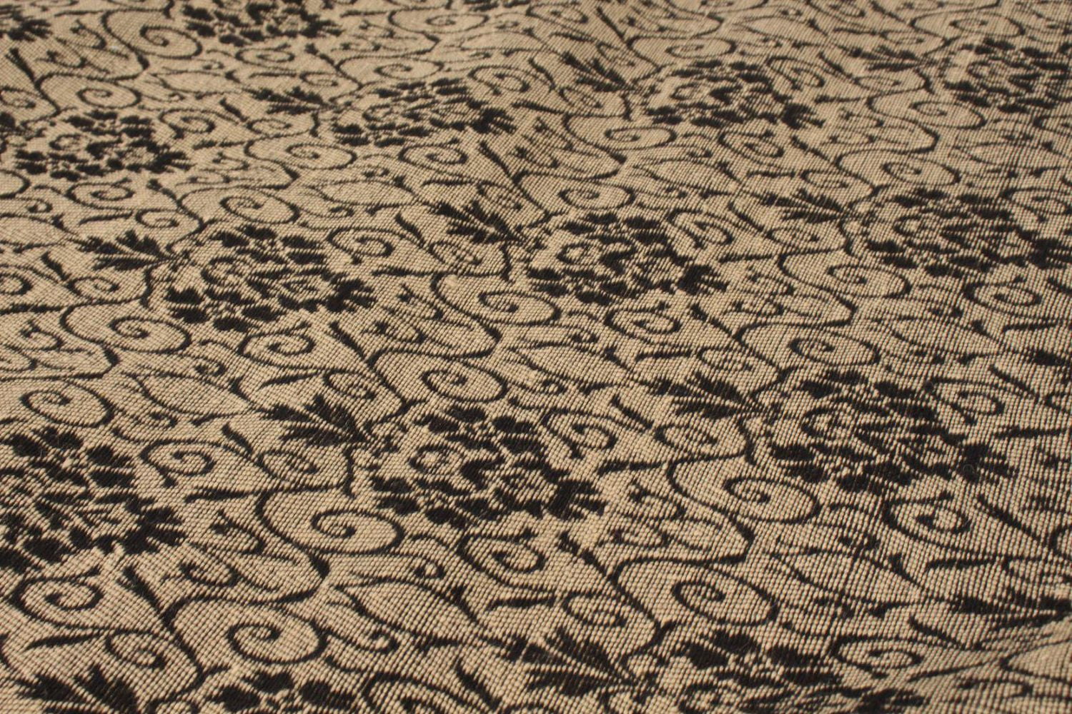 ECARPETGALLERY 3'11" x 5'10" Transitional Collage Handmade Area Rug for Living Room, Dining Room and Bedroom in Ivory