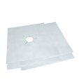 thumbnail image 1 of 8pcs Universal Heavy Duty Oven Liners Gas Hob Protector Sheets (27x27cm, Silver), 1 of 8
