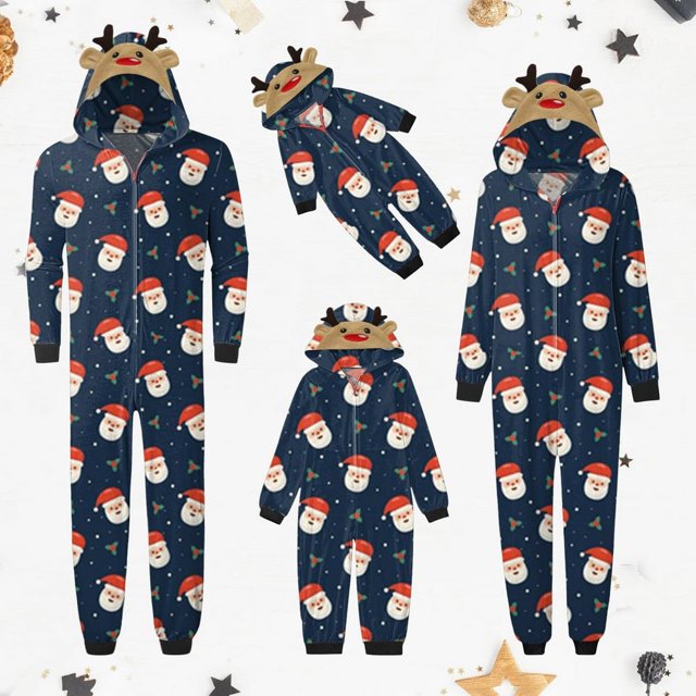 Pyjama de Noël pour Enfants, Pyjama en Coton Biologique pour Filles