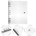 thumbnail image 3 of Binder Notebook Shell Plastic A4 Scrapbook Shell Plastic Binder Folder Loose-leaf Notebook Shell, 3 of 9