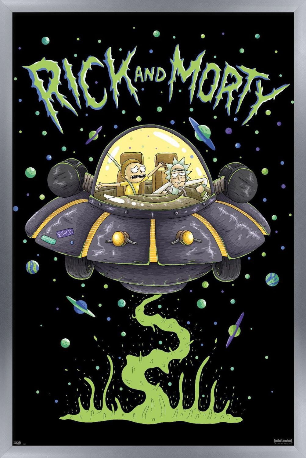Rick And Morty - Ship Wall Poster, 22.375" x 34"