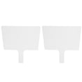 thumbnail image 3 of Miangastore 2Pcs Dry Erase Answer Paddle Hand Held White Board Double Sided Dry Erase Answer Board for Classroom Teaching Office Meeting Family Party Rectangle, 3 of 9