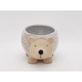 thumbnail image 2 of hometrends Pottery White Hedgehog Planter, 2 of 2