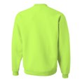 thumbnail image 3 of NuBlend Crewneck Sweatshirt, XL, Safety Green, 3 of 3