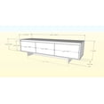 thumbnail image 5 of Nexera Rustik 60-inch TV Stand with Storage, 5 of 5
