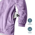 thumbnail image 4 of Bare Home Plush Sherpa Wearable Blanket - Fluffy & Soft - Lightweight - Adult, Lavender, 4 of 7