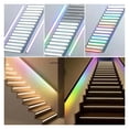 thumbnail image 3 of ES32 Single Color 2CH Pixel RGB SPI LED Strip Dimmer 8-32 Steps Stairway Light 32CH Stair LED Light PIR Motion Sensor Controller, 3 of 7