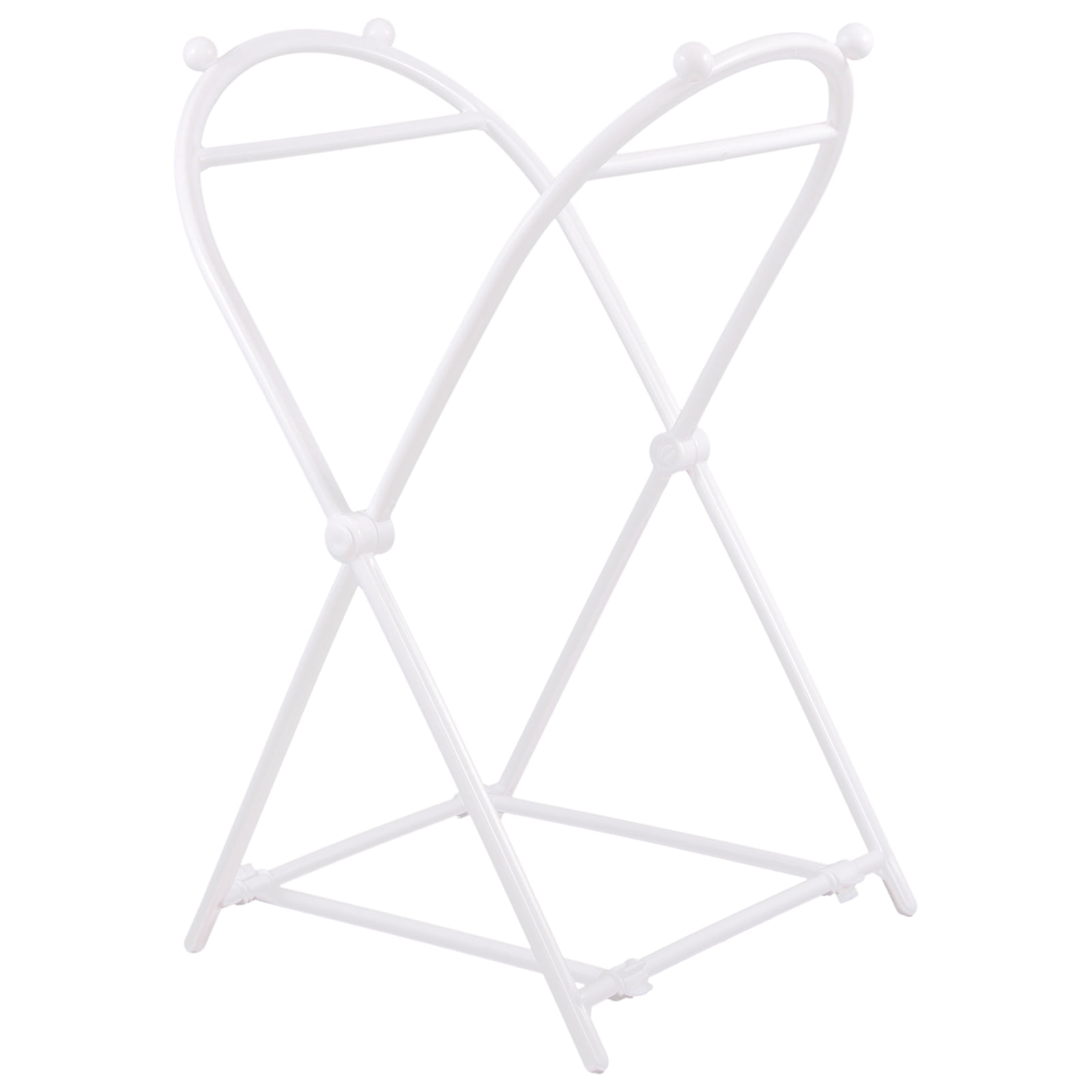 1Pcs Trash Bag Rack White Foldable Standing Durable Easy to Change Garbage Storage Bags