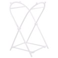thumbnail image 1 of 1Pcs Trash Bag Rack White Foldable Standing Durable Easy to Change Garbage Storage Bags, 1 of 8