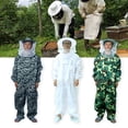 thumbnail image 3 of Ruiboury Durable And Essential Gear Beekeeping Suit Lightweight And Universal Easy To Ventilated Jacket For Beekeeper white XL 1Set, 3 of 6