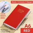 thumbnail image 1 of Qonioi A6 Mini Notebook Organizer, Daily Planner with Calendar for Work & Study, Travel Journal and Memo Book, Portable Office School Notebook Gift, 1 of 3