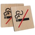 thumbnail image 2 of MOVTOTOP 15Pack No Smoking Sign Warning Indication Reminder Smoke Stickers for Public Areas Simple and Elegant Design, 2 of 7