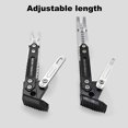 thumbnail image 3 of Yeacher Moto Support de Trépied Réglable Universel Aluminium Modifié Pied Côté Support pour Scooter, 3 of 8