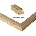 thumbnail image 2 of AmPm 4x6 Picture Frame White - Made of Solid Wood for Table Top Display and Wall Mounting Photo Frame, 2 of 6