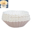 thumbnail image 1 of 100 Count Coffee Filter Paper 12 Cups Extra Large Coffee Filters, Commercial Coffee Maker Filters, Heavy Duty Paper Coffee Filters, 1 of 6