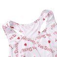thumbnail image 4 of Gupgi Woman Summer Tracksuit Letter Yes DADDY Print Tank Tops Shorts,2 PCS Set, 4 of 7