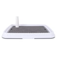thumbnail image 2 of Dog Toilet High Fence Odor Proof Easy Clean Plastic Pee Pad Holder Pet Potty Tray for Small Dogs, 2 of 7