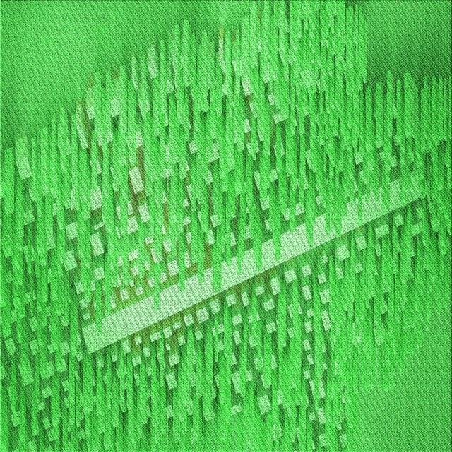 Ahgly Company Machine Washable Indoor Square Transitional Lime Green Area Rugs, 5' Square