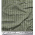 thumbnail image 1 of Soimoi Poly Georgette Fabric Diamond & Cross Sign Shirting Print Fabric by Yard 42 Inch Wide, 1 of 3