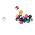 thumbnail image 2 of Mini Pool Balls, Resin Mini Billiard Ball Prevents Off Tracking Professional  For Mini Pool Tables, 2 of 8