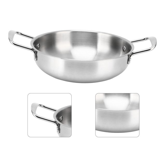 Ramen Pot Stainless Steel Ramen Pot Fast Heating Noodle Pot for Home Office Camping Induction Stove Compatible Cookware