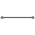 thumbnail image 3 of Mainstays Drapery Window Curtain Rod with Decorative Cage Finials, Adjustable, 42" - 84", Black, 3 of 5