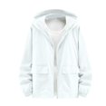 thumbnail image 1 of LOVZFMLL Jackets for Men's Sun Protection Clothing For Summer Outdoor Fishing Thin Style Sun Protection Clothing Solid Color Long Sleeved Hooded Casual Jacket/jacket, 1 of 9