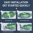 thumbnail image 4 of Dvkptbk Football Table Interactive Game Tabletop Football Board Game Football Field Toy Two-person Interactive Catapult Game, 4 of 7