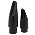 thumbnail image 1 of 2 Pcs Embout de Saxophone AltoSoprano Accessoires d'Instruments en Plastique Industriel Noir (Noir), 1 of 9