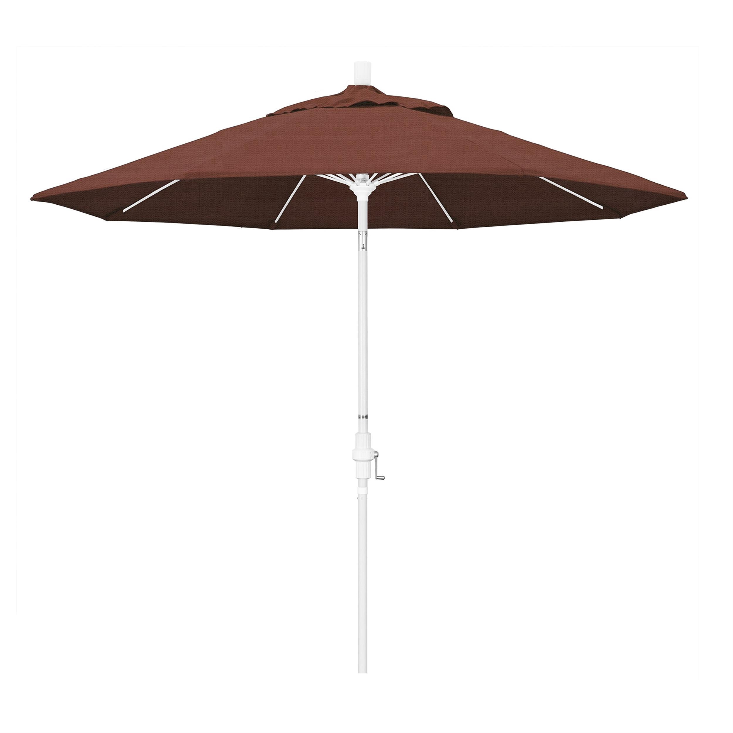 California Umbrella Parasol de Patio de 9 Pieds en Terre Cuite