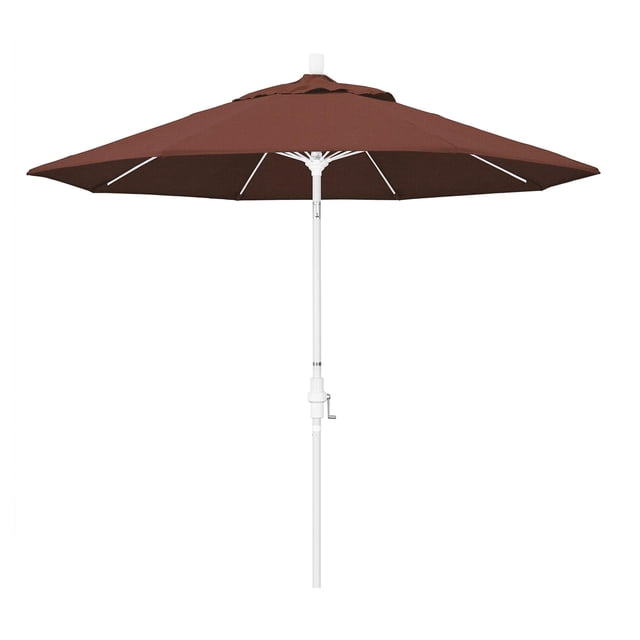 California Umbrella 9' Patio Umbrella in Terracotta