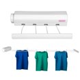 thumbnail image 3 of Retractable Clothesline With 4 Wires / 5 Wires Telescopic Wall Mounted Clothesline Retractable Extendable Clothesline Up To 3.2 M / 3.75 M For Indoor And Outdoor, 3 of 8