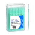 thumbnail image 1 of 200Pcs/Box Disposable Double-End Toothpick Brush Plastic Interdental Brush Toothpick Dental Plaque Removal Flosser Teeth Cleaning Tools, 1 of 8