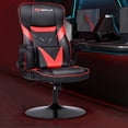 thumbnail image 3 of Goplus Rocking Gaming Chair Height Adjustable Swivel Racing Style Rocker Red, 3 of 10