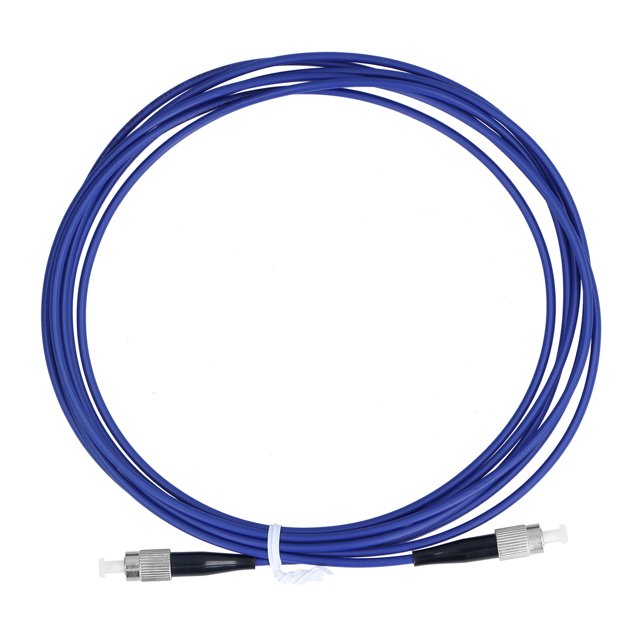 Filfeel Câble de Raccordement de Fibre Blindé, Câble de Raccordement de Fibre Optique Cavalier Blindé Mode Unique 1 Câble Optique de Base Fc / Upc Fc / Upc Bleu, Câble de Fibre Optique Blindé