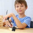 thumbnail image 2 of 2 Sets Spinning Top Launcher Set with Pull String Mechanism Blade Launcher Battling Burst String Launcher Battling Game Toy for Kids, 2 of 6